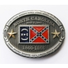 NORTH CAROLINA REBEL flaga USA stany klamra (id: 2008)
